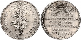 JOSEPH I&nbsp;
Silver Coronation jeton , 1687, Wien, 3,11g, 20 mm, Ag 900/1000&nbsp;

EF | EF