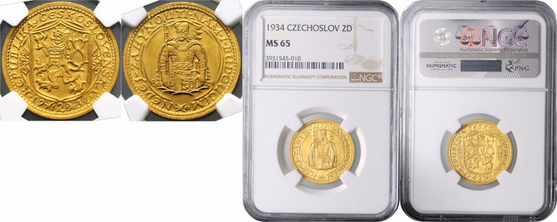 2 Ducats, 1934, Kremnica, 6,98g, MCH CSR1D-003&nbsp;

UNC | UNC , NGC MS 65