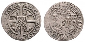 FERDINAND I (1526 - 1564)&nbsp;
1 Kreuzer, 1561, 0,83g, Fr. u. S. 29&nbsp;

VF | VF