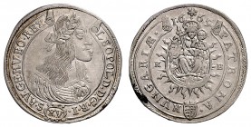LEOPOLD I. (1657 - 1705)&nbsp;
15 Kreuzer, 1665, KB, 6,33g, Husz. 1423&nbsp;

about UNC | EF