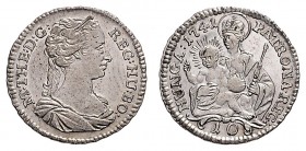 MARIA THERESA (1740 - 1780)&nbsp;
10 Denarius (variant), 1741, KB, 2,4g, Husz. 1723 a&nbsp;

UNC | UNC