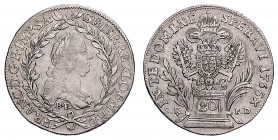FRANCIS I STEPHEN (1740 - 1765)&nbsp;
20 Kreuzer (posthum), 1765, B.F./S.K.P.D., 5,82g, Her. 337&nbsp;

about EF | EF