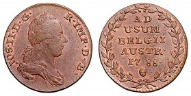 JOSEPH II (1765 - 1790)&nbsp;
2 Liard, 1788, BL, 7,74g, Her. 484&nbsp;

UNC | UNC