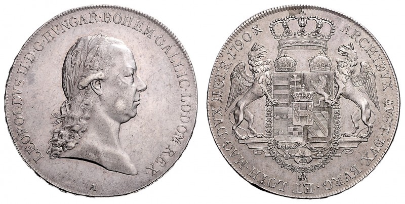 LEOPOLD II (1790 - 1792)&nbsp;
1 Thaler "royal", 1790, A, 28,01g, Her. 32&nbsp;...