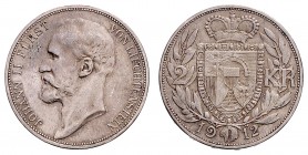 LIECHTENSTEIN &nbsp;
2 Kronen, 1912, 9,96g, KM Y#3&nbsp;

EF | EF