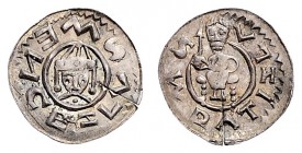 VRATISLAV II. (1061 - 1092)&nbsp;
Denarius, period hand written note, 0,87g, Cach 347&nbsp;

EF | EF