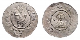BOŘIVOJ II. (1100 - 1107)&nbsp;
Denarius, period hand written note , 0,51g, Cach 413&nbsp;

VF | VF