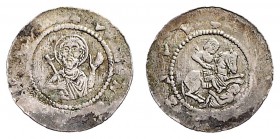 VLADISLAUS I (1109 - 1125)&nbsp;
Denarius, period hand written note , 0,78g, Cach 534&nbsp;

VF | VF