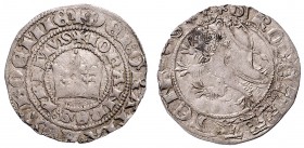 JOHN I OF BOHEMIA (1310 - 1346)&nbsp;
Groschen, variant double dot , 3,7g, CN 1&nbsp;

VF | VF