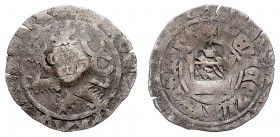 WENCESLAUS IV (1378 - 1419)&nbsp;
Groschen Prag, countermark Amberg , 2,5g, SM 4&nbsp;

VF | VF , RR!