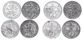Lot 4 coins 2 Halere 1923, 2 Halere 1924 (2 pcs), 2 Halere 1925, MCH CSR1-012&nbsp;

EF | EF