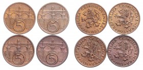 Lot 4 coins 5 Haleru 1923 (3 pcs), 1931 (1 pcs), MCH CSR1-011&nbsp;

about UNC | about UNC
