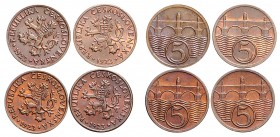 Lot 4 coins 5 Haleru , 1923, MCH CSR1-011&nbsp;

about UNC | about UNC