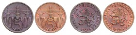 Lot 2 coins 5 Haleru , 1931, MCH CSR1-011&nbsp;

UNC | UNC