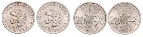 Lot 2 coins 20 Haleru , 1931, MCH CSR1-009&nbsp;

UNC | UNC