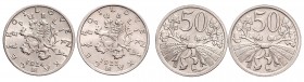 Lot 2 coins 50 Haleru 1922, 1924, MCH CSR1-007&nbsp;

UNC | UNC