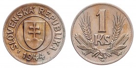 1 Koruna, 1944, 4,92g, MCH SR1-004&nbsp;

EF | EF
