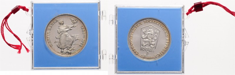 100 Kčs Martin Benka , 1988, 13g, MCH CSSRP-067&nbsp;

PROOF