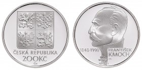 200 Kč František Kmoch, certificate ČNB, 1998, 13g, MCH CRPS-019&nbsp;

PROOF