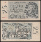CZECHOSLOVAK REPUBLIC (1953 - 1992)&nbsp;
25 Korun, 1961, Série E 37, AUREA 109 a&nbsp;

1
