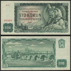CZECHOSLOVAK REPUBLIC (1953 - 1992)&nbsp;
100 Korun, 1961, Série B 07, AUREA 110 a&nbsp;

1