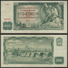 CZECHOSLOVAK REPUBLIC (1953 - 1992)&nbsp;
100 Korun, 1961, Série D 04, AUREA 110 b1&nbsp;

1