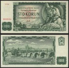 CZECHOSLOVAK REPUBLIC (1953 - 1992)&nbsp;
100 Korun, 1961, Série X 06, AUREA 110 d&nbsp;

N