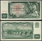 CZECHOSLOVAK REPUBLIC (1953 - 1992)&nbsp;
100 Korun, 1961, Série X 40, AUREA 110 d&nbsp;

N