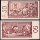 CZECHOSLOVAK REPUBLIC (1953 - 1992)&nbsp;
50 Korun "narrow serial number printing machine", 1961, Série G 05, AUREA 112 b&nbsp;

0
