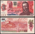 SLOVAK REPUBLIC (1993 - 2009)&nbsp;
50 Korun, 1988, kolek 1993, Série F 63, AUREA SK 2 b&nbsp;

N