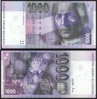 SLOVAK REPUBLIC (1993 - 2009)&nbsp;
1000 Korun, 1993, Série G, AUREA SK 11 a1&nbsp;

1