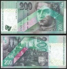SLOVAK REPUBLIC (1993 - 2009)&nbsp;
200 Korun , 1999, Série A, AUREA SK 22 a2&nbsp;

N