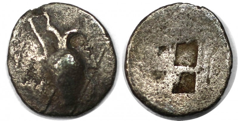 Hemiobol 480 v. Chr 
Griechische Münzen, MACEDONIA. TERONE. Hemiobol 480 v. Chr...