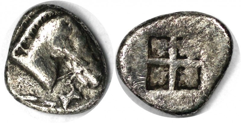 Obol 498 - 454 v. Chr 
Griechische Münzen, MACEDONIA. Obol 498 - 454 v. Chr, Vs...