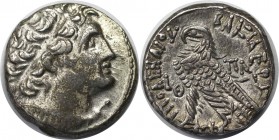 Tetradrachme 111 - 112 v. Chr 
Griechische Münzen, AEGYPTUS. Ptolemaios IX. Tetradrachme 111 - 112 v. Chr., SNG Cop 355. 13.69 g. Sehr schön-vorzügli...
