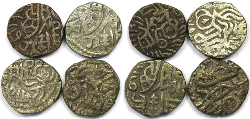 Lot von 4 Münzen 1193 - 1290 n. Chr 
Griechische Münzen, Lots und Sammlungen gr...