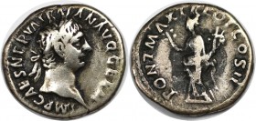 AR-Denar 98 - 117 n. Chr 
Römische Münzen, MÜNZEN DER RÖMISCHEN KAISERZEIT. Traianus, 98-117 n. Chr, AR-Denar (2.97 g), Sehr schön