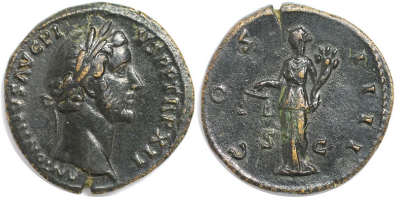 Sesterz 148 - 149 n. Chr 
Römische Münzen, MÜNZEN DER RÖMISCHEN KAISERZEIT. Ant...