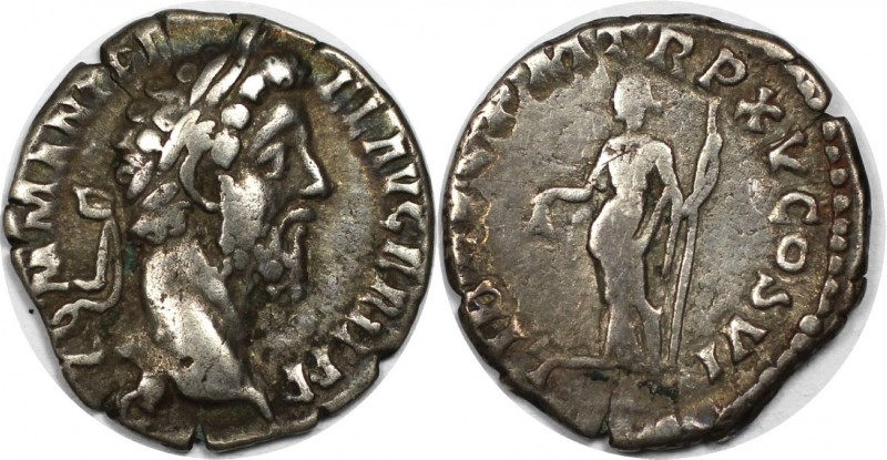 AR-Denar 177 - 192 n. Chr 
Römische Münzen, MÜNZEN DER RÖMISCHEN KAISERZEIT. Co...