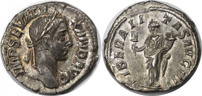 Denar 221 - 222 n. Chr. 
Römische Münzen, MÜNZEN DER RÖMISCHEN KAISERZEIT. Alex...