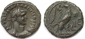 Tetradrachme 267 - 268 n. Chr 
Römische Münzen, MÜNZEN DER RÖMISCHEN KAISERZEIT. Ägypten als römische Provinz. Alexandria. Gallienus (253-268). Tetra...