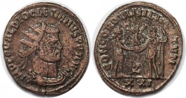 Antoninianus 284 - 305 n. Chr 
Römische Münzen, MÜNZEN DER RÖMISCHEN KAISERZEIT. Diocletianus 284-305 n. Chr. Antoninianus, Büste mit Strahlenkrone r...