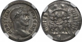 AR-Argenteus 295 - 297 n. Chr 
Römische Münzen, MÜNZEN DER RÖMISCHEN KAISERZEIT. Constantius I. Chlorus as Caesar, 293-305 n. Chr. AR-Argenteus 295-2...