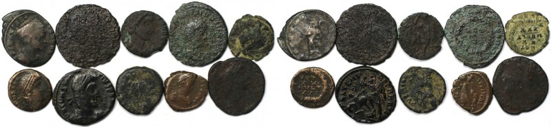 Lot von 10 Münzen 317 - 408 n. Chr 
Römische Münzen, Lots und Sammlungen MÜNZEN...