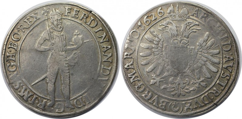 Reichstaler 1626 
RDR – Habsburg – Österreich, RÖMISCH-DEUTSCHES REICH. FERDINA...