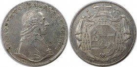 Taler 1797 M
RDR – Habsburg – Österreich, RÖMISCH-DEUTSCHES REICH. Salzburg, Erzstift Hieronymus von Colloredo (1772-1803). Taler 1797 M, Silber. Dav...