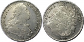Madonnentaler 1775 
Altdeutsche Münzen und Medaillen, BAYERN / BAVARIA. Maximilian III. Joseph (1745-1777). Madonnentaler 1775, Silber. Dav. 1953, Ha...