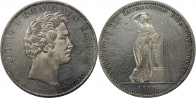 Geschichtstaler 1835 
Altdeutsche Münzen und Medaillen, BAYERN / BAVARIA. Ludwig I. (1825-1848). "Bayerische Hypothekenbank". Geschichtstaler 1835, S...