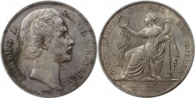 Vereinstaler 1871 
Altdeutsche Münzen und Medaillen, BAYERN / BAVARIA. Ludwig II. (1864-1886). Vereinstaler 1871, „Siegestaler“ mit der „Bavaria“. Si...