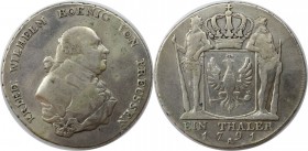 Taler 1791 A
Altdeutsche Münzen und Medaillen, BRANDENBURG IN PREUSSEN. Friedrich Wilhelm II. (1786-1797). Taler 1791 A, Silber. Dav. 2599. Sehr schö...